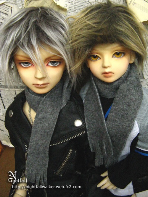 setsu hewitt 'Brothers' Volks black cat Lucas (Setsu) and Volks MSD Hewitt (Tsubasa)