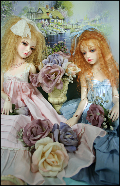 Cottage Dreams Pink & Blue Cottage Dreams in pink & blue